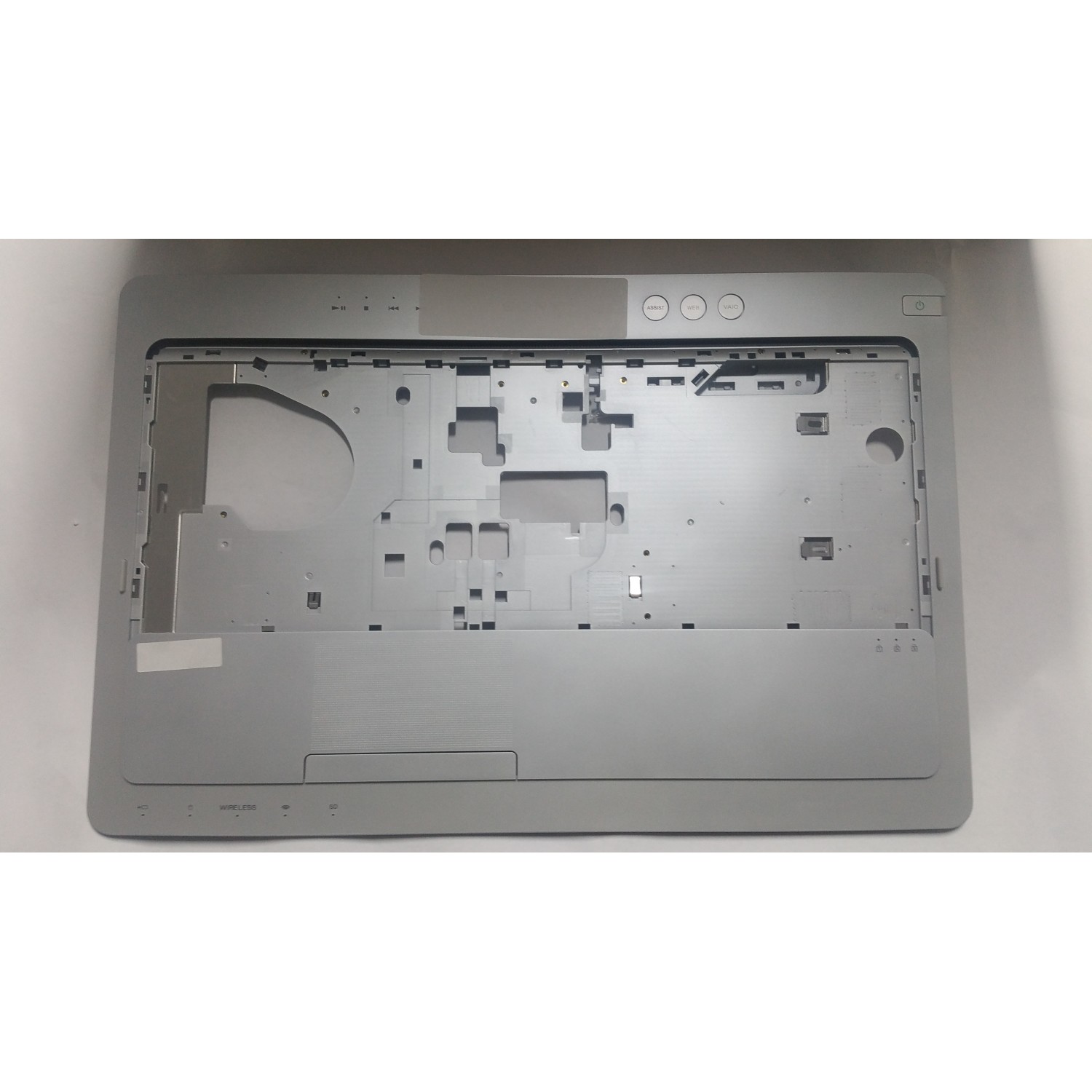 Palmrest cu touchpad power button si mufa de alimentare SONY VPC-F2 F21 F22 Silver